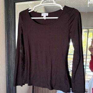 Black Long Sleeve Top